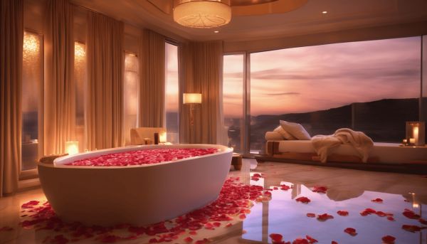 Un séjour romantique dans un hôtel avec jacuzzi chambre